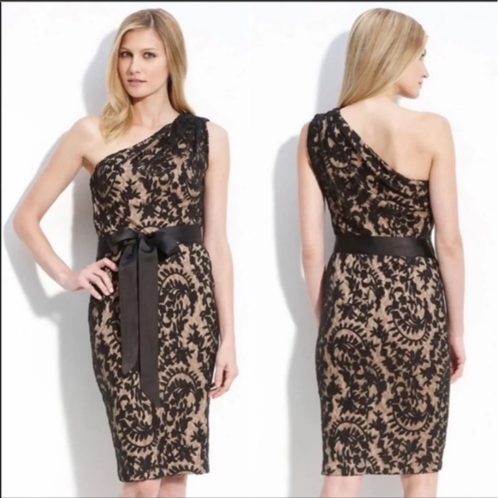 Tadashi Shoji Black Lace Dress